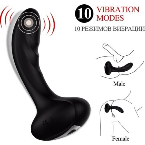 10 Modes Anal Butt Plug Vibrators Prostate Stimulator Clitoris G Spot Vibrator Dildo Gay Sex Toys Massager Products for Adults