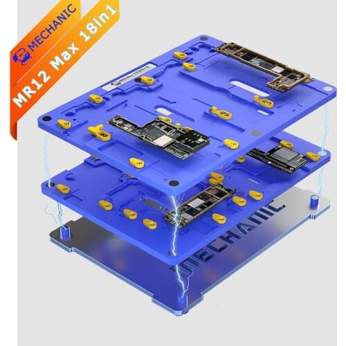 Fixture MECHANIC MR12 Max 18 In 1 Motherboard Repair For 6 6P 6S 6SP 7 7P 8 8P X XS XSMax 11 11Pro 11ProMax 12 Mini 12Pro 12PM