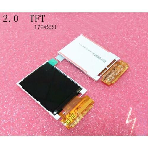 Free Ship 5pc/lot 2.0inch TFT LCD screen 36PIN 8/16bits Parallel Compatible 176*220 Original Color LCD Screen drive IC HX8340-B