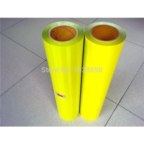CDU-33 Sun yellow color high-quality heat transfer vinyl,t shirts transfer vinyl Size:50x200cm/lot