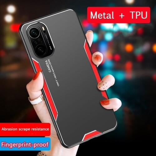 Aluminum alloy Phone Case For Xiaomi Redmi K40 K30 Pro K30S K30 Ultra Luxury Metal +TPU Back Cover Scratch proof Case Coque