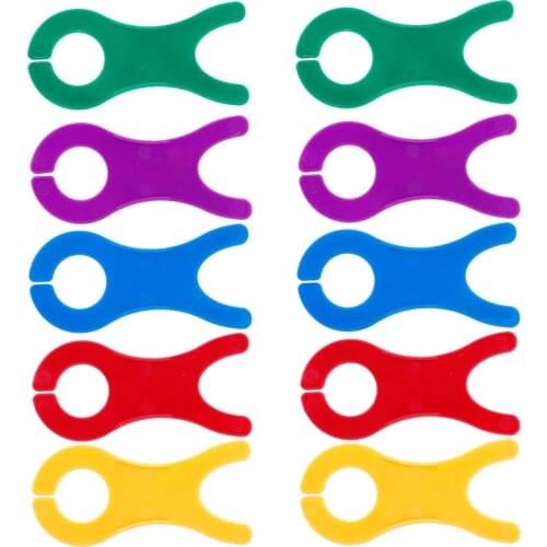 KAOBUY 10 PCS Thread String Winding Boards Plastic Yarn Coiling Plate Embroidery String Card Cross Stitch Yarn Line String