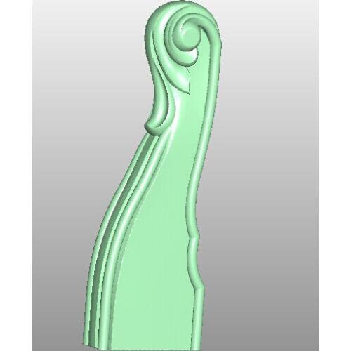 3D model STL format file for cnc router engraving furniture sofa cabinet chair leg pattern Artcam 718