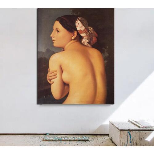 Jean-Auguste-Dominique Ingres Wall Art Canvas Painting Posters Prints Modern Painting Wall Pictures For Living Room Home Decor