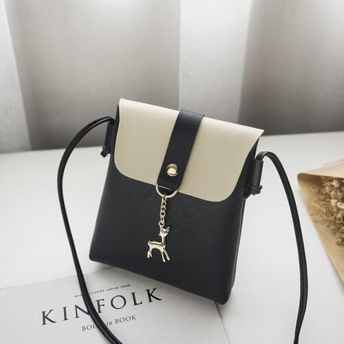 Personality Deer Charm Single Shoulder Diagonal Bag Luxury Handbags Women Bags Designer2020 New Casual Bag Mobile Phone Bag