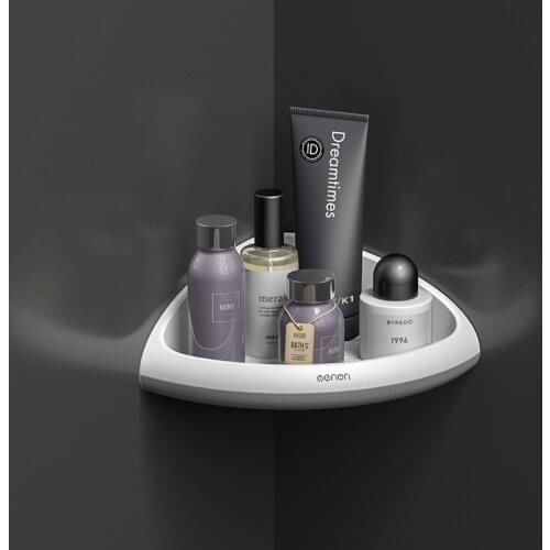 Creativity Bathroom Organizer Shelf Wall Mounted Triangular Corner Shelf Shampoo Cosmetic Storage Rack Kitchen Shelf