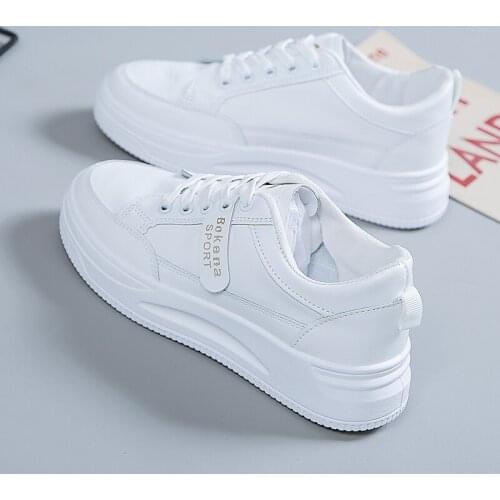 Ladies Platform Shoes Sneakers Women 2021 Fashion Casual Flat Little White Shoes Womens Vulcanized Shoes Zapatillas De Mujer