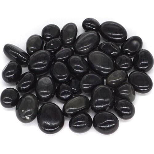 Bulk Tumbled Obsidian Stone Natural Polished Gemstone Supplies for Wicca, Reiki, Energy Crystal Healing Decor 200g