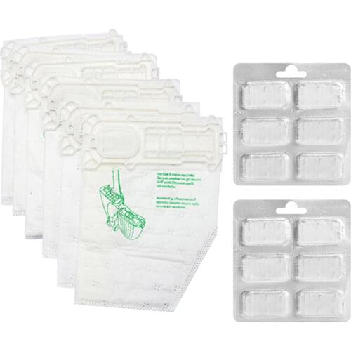 18 Pc/Set Dust Bag Scented Sheet For Vorwerk Kobold VK 135 VK 136 Vacuum Cleaner
