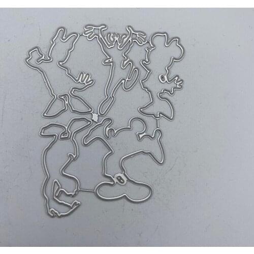 Metal Cutting Dies friends Stencils For DIY Scrapbooking Decorative Embossing Handcraft Die Cutting Template
