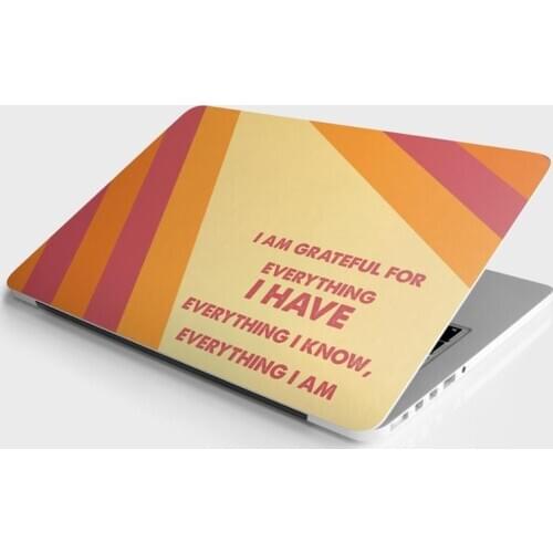 Sticker Master Grateful Universal Sticker Laptop Vinyl Sticker Skin Cover For 10 12 13 14 15.4 15.6 16 17 19 " Inc Notebook decal for Macbook, asus, Acer,Hp,Lenovo,Huawei,Dell,Msi,Apple,Toshiba,Compaq