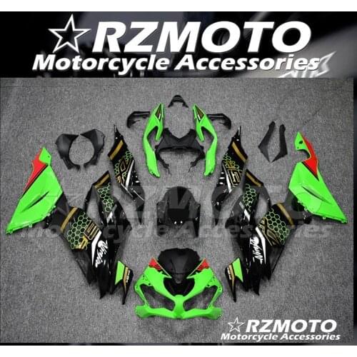 New ABS Whole Fairing kit Fit for Kawasaki ZX6R 2019 2020 ZX-6R Ninja 636 bodywork green black