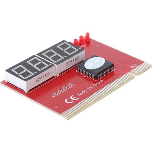 New Computer PCI POST Card Motherboard LED 4-Digit Diagnostic Test PC Analyzer Wholesales