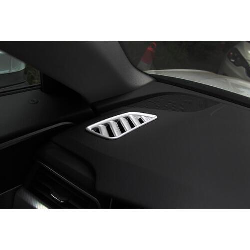 Fit For Audi A4L 2017 Car Interior Dashboard Air Outlet Vent Cover Frame Trim Styling Accessories ABS 2Pcs/set