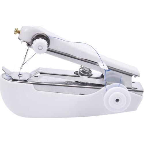 Mini Hand-Held Manual Sewing Machine Travel Pocket Clothes Fabric Portable Pocket Repair Handy Stitch Outdoor Small Portable