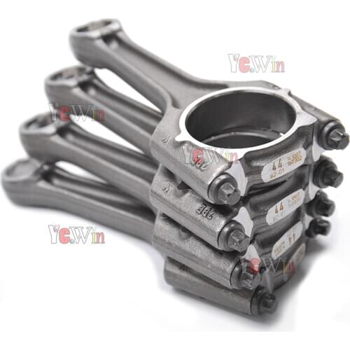 YCWIN 4*Engine Con rods Connecting Rod For VW CC AUDI A4 A5 A6 2.0TFSI 23mm 06H198401D