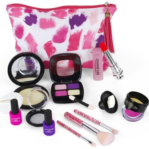 Simulation Cosmetic Storage Bag Make up Kit Kids Pretend Play Education Toy