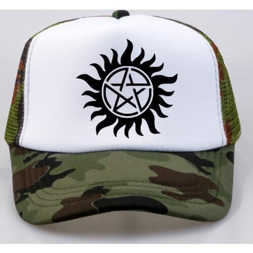 Supernatural Baseball caps 2018 summer funny crossfit winchester brothers cap Man Women mesh Trucker hat