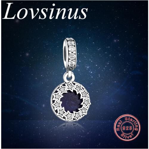 2020 Inspirational Stars Dangle Solid Silver Charm Fit Original Europe Charm Bracelet 925 Sterling Silver Bead Jewelry berloque