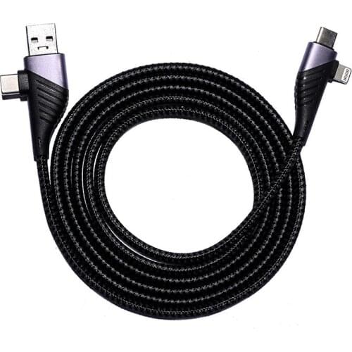 PD USB to USB C Micro USB Type C Charge Cable Fast Charging Phone Data Cord For Xiaomi mi9 Huawei iPhone X Max 7 8 11 12 cable