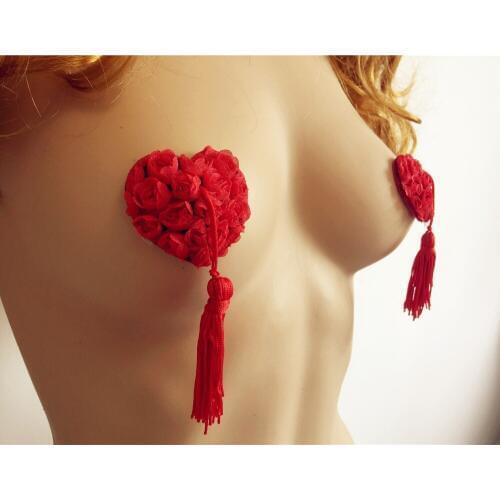 Women Sexy Star Shape Nipple Covers Disposable Pasties Breast Petal Women Sexy Adhesive Breast Petal Nipple Cover Pasties