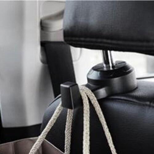 2Pcs Universal Car Truck Suv Seat Back Hanger Organizer Hook Headrest Holder Backrest Hook For Automobile