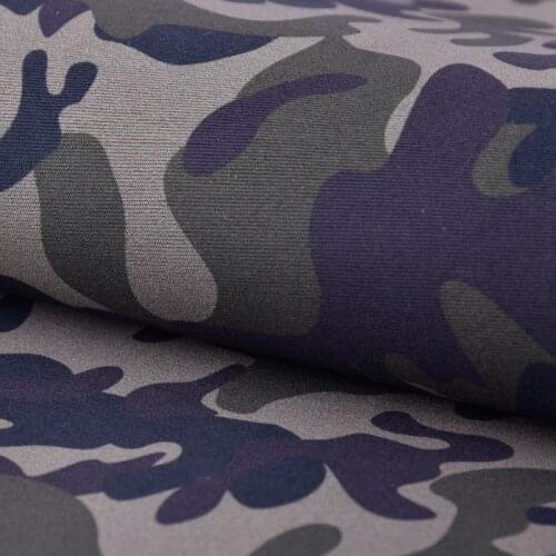 45cmX140cm Printed Camouflage SBR Diving Fabric For Garment Bags Decoration DIY Handmade Craft Sewing Materials Supplies