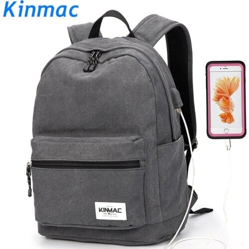 Brand Kinma Backpack Laptop Bag 15",15.6 Inch,Gray Lady Man Shoulder Compute Bag For Macbook 15.4,Business,School,DropShip F142