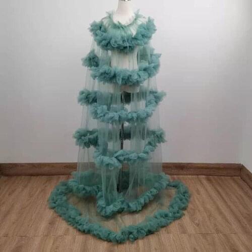 Maxi Long Tulle Vogue Cape Gown Maternity Dress For Photoshoot Maternity Cloak Photography Dresses Baby Shower Dress Lady Tippet