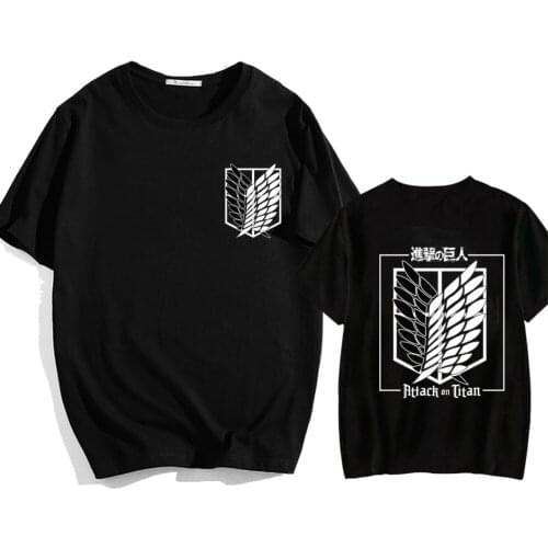 Anime Attack on Titan Cosplay T Shirt Men Women Funny Anime Tee Shirt Clothes