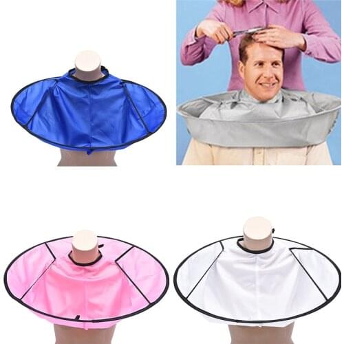 Hot Sale DIY Hair Cutting Cloak Umbrella Cape Cutting Cloak Hair Shave Apron Hair Barber Gown Cover Household Cleaning Protecter