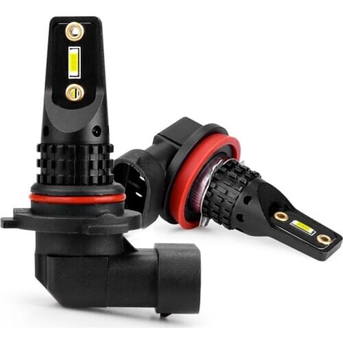 H11 Led Fog Lights 9012 HIR2 5202 9005 HB3 9006 HB4 H16(EU) 6000K CSP Nebbia Lamp Turning Lights for Auto Led 12V 24V 1 PAIR KQ