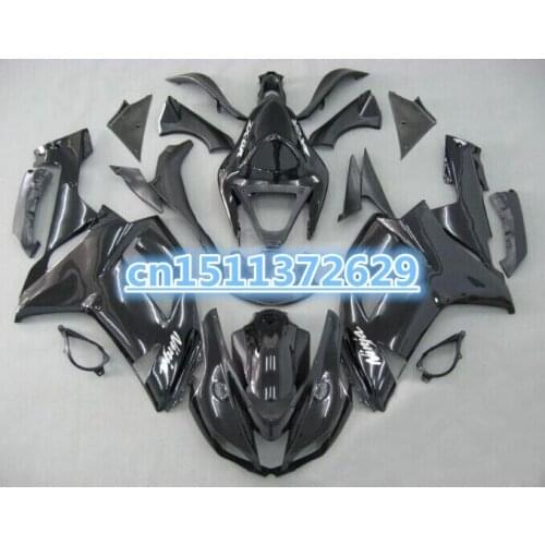 Injection Matte black fairing kit FOR KAWASAKI NINJA ZX 6R 636 07 08 ZX-6R 07-08 ZX6R 2007 2008 ZX 6R 07 08 fairings
