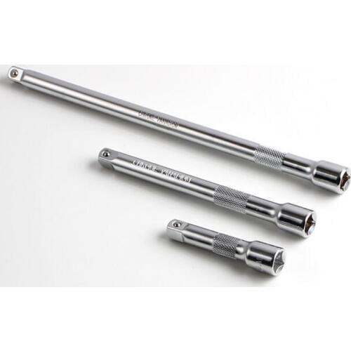 3pcs/set 3/8" Drive Socket Extension Bar Set High-quality Extension Rod Hand Tool 75mm 150mm 250mm