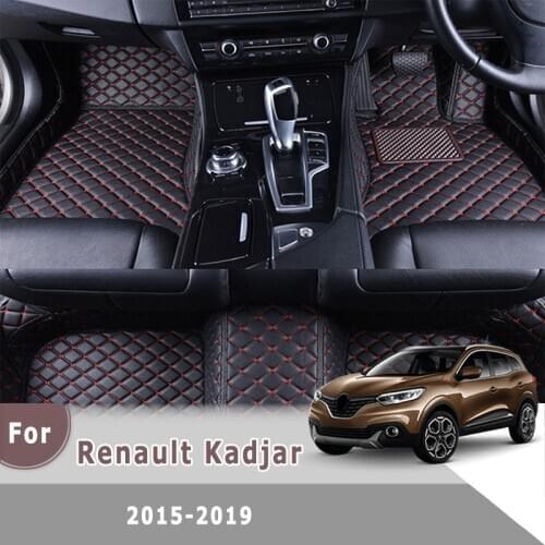 RHD Carpets For Renault Kadjar 2019 2018 2017 2016 2015 Car Floor Mats Auto Interiors Accessories Custom Dash Foot Rugs Decor