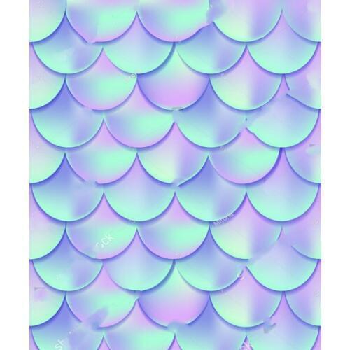 Mermaid tail party Fish skin magic backdrop polyester or Vinyl cloth High quality Computer print wall Backgrounds