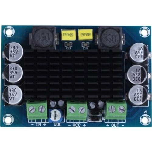 DC 12V-24V TPA3116 D2 100W Mono Channel Digital Audio Power Amplifier Board car