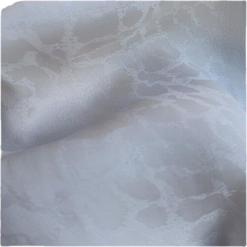 Width 59" Solid Color Simple Comfortable Imitation Acetate Chiffon Fabric By The Half Yard For Dress Shirt Material