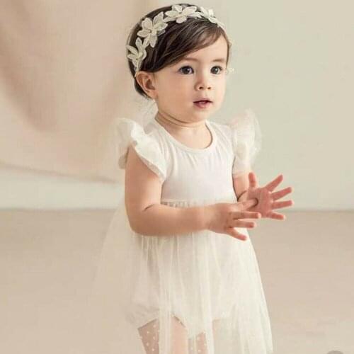 Newest Arrival Cute Kids Girl Baby Chiffon Toddler Flower Bow Headband Hair Band Headwear 2021