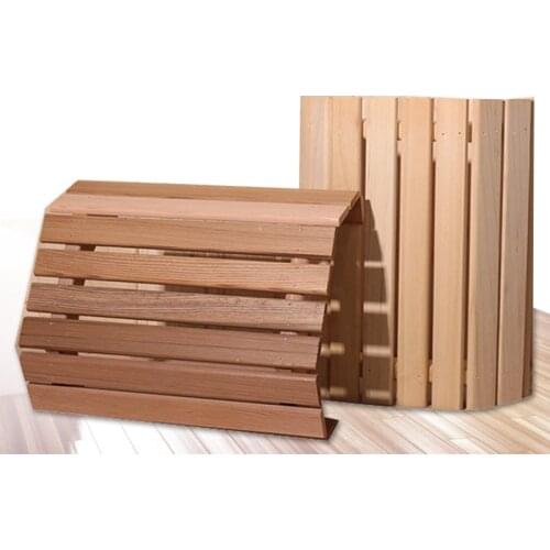 Sauna Lampenschirm,Made of Wood + Semi-Circular Practical Sauna Room Lampshade