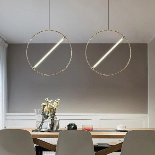 Nordic Modern Minimalist Household Acrylic LED Pendent Lights For Dinner Room Restaurant Living Room Bedroom Pendant Lamp