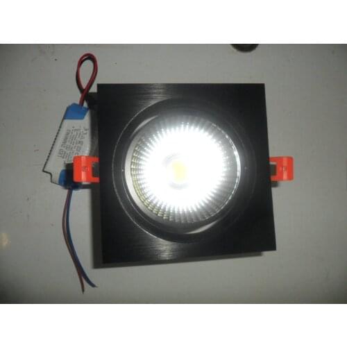 1pcs Bright Recessed White Led Downlight Cob 5w7w corlor Spot Light Decoration Ceiling Lamp Ac 110v 220v