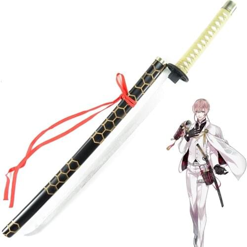 Touken Ranbu Online Turtleback Sadamune Wooden Cosplay Swords Samurai Sword Fancy Stage Performance Props Katana Christmas Gift