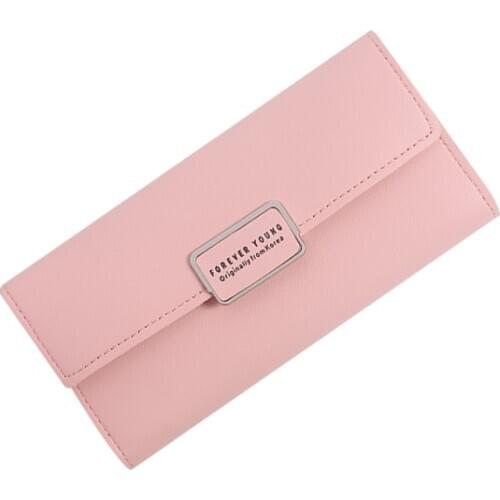 High Quality 3 Fold Brand Wallet Womens PU Leather Long Purse Clutch Coin Purse Phone Pocket Card Holder Large Capacity