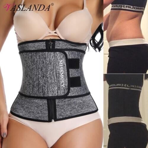 Women Waist Trainer Corset Neoprene Sauna Sweat Belt Modeling Strap Weight Loss Slimming Body Shaper Workout Cinchers Shapewear