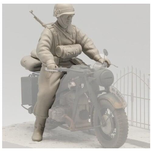 1:16 Resin Figure Model Kit Unassambled Unpainted //16098 (NO Motorcycle)