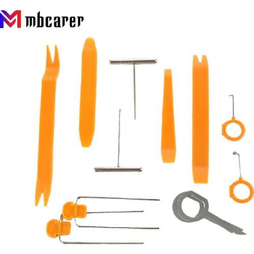 Car Radio Door Clip Panel Trim Dash Audio Removal Open Installer Pry Tool for Auto Vehicle for BMW Audio Removal Pry New 12pcs