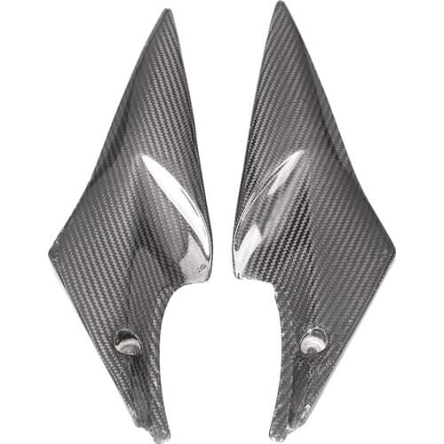 2PCS Carbon Fiber Motorcycle Tank Side Cover Panels Fairing For Suzuki GSXR600 GSXR750 2006 2007 K6