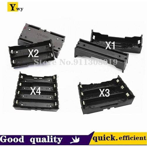 2PCS/LOT Pin 18650 with 1/2/3/4 section four-section DIY lithium battery box 18650 battery holder pin/DIY