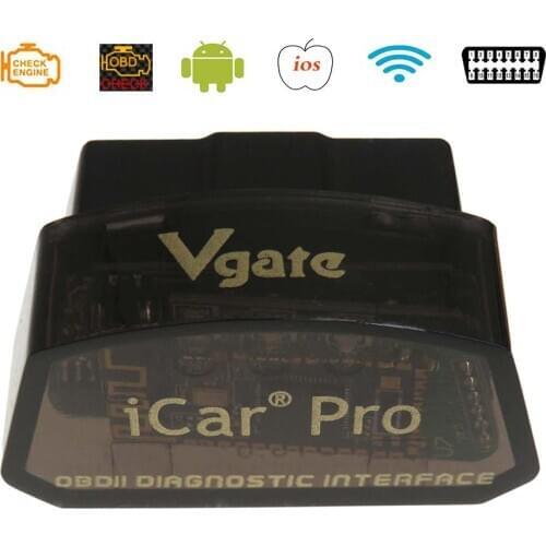Vgate iCar Pro ELM327 WIFI OBD2 Car Diagnostic Scanner For Android/IOS iCar Pro Wi-Fi ELM 327 V2.1 OBD 2 Auto Diagnostic Tools